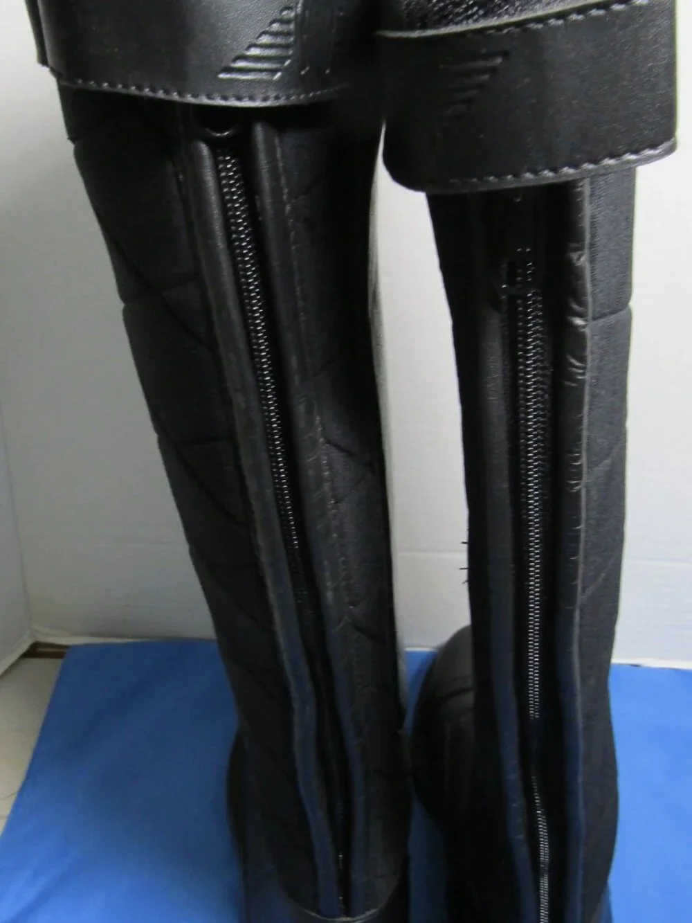 Tuff Rider Black Ladies Tall Alpine Quilted Field Boots S-7 #3057-R167 NEW